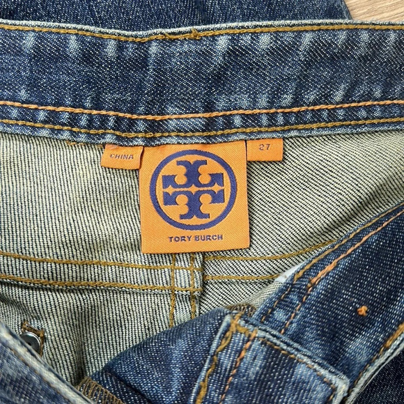 Vintage Tory Burch Studded Jeans size 27 - Picture 5 of 9